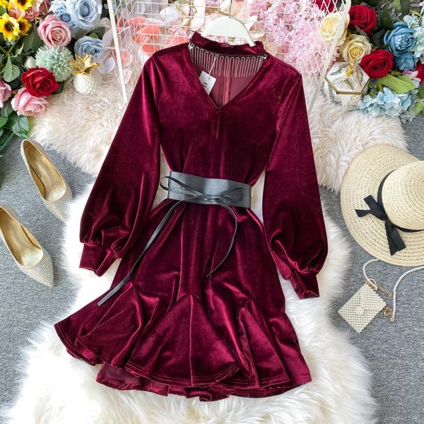 casual dresses spring summer dress women clothes 2021 party velvet vintage streetwear women's vestidos ropa mujer zt5181, Black;gray
casual dresses spring summer dress women clothes 2021 party velvet vintage streetwear women's vestidos ropa mujer zt5181, Black;gray