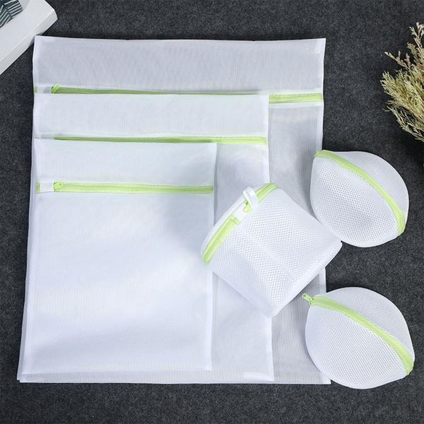 laundry bags 6pcs mesh bag zipper protection reusable various sizes washing accessory for machines organizer coarse net
laundry bags 6pcs mesh bag zipper protection reusable various sizes washing accessory for machines organizer coarse net