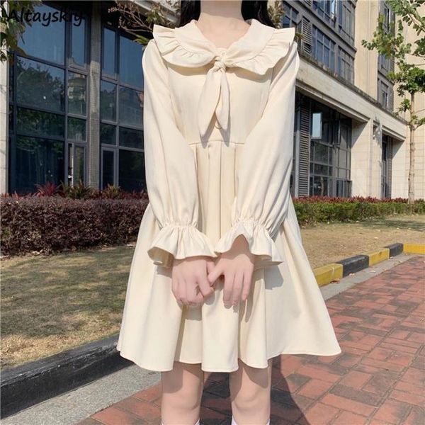 casual dresses preppy style dress women lovely japanese jk autumn spring basic girls vestido leisure harajuku stylish ladies clothes pure, Black;gray
casual dresses preppy style dress women lovely japanese jk autumn spring basic girls vestido leisure harajuku stylish ladies clothes pure, Black;gray