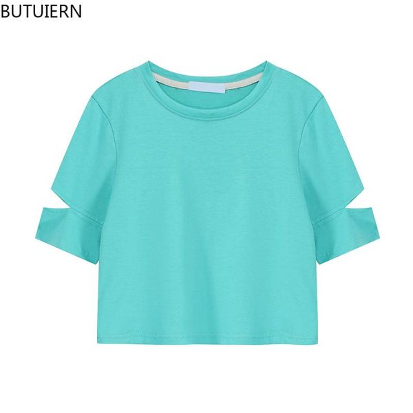 women's t-shirt short sleeve t shirt solid crop tees crewneck retro hollow out y2k streetwear stylish lady 2021 summer female, White
women's t-shirt short sleeve t shirt solid crop tees crewneck retro hollow out y2k streetwear stylish lady 2021 summer female, White