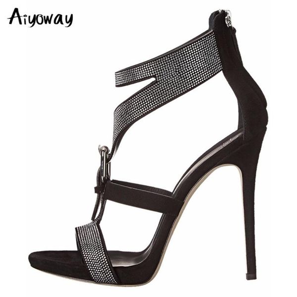 sandals peep toe high heels aiyoway spring women cover buckle strap crystal ladies wedding party shoes black white 5s5e
sandals peep toe high heels aiyoway spring women cover buckle strap crystal ladies wedding party shoes black white 5s5e