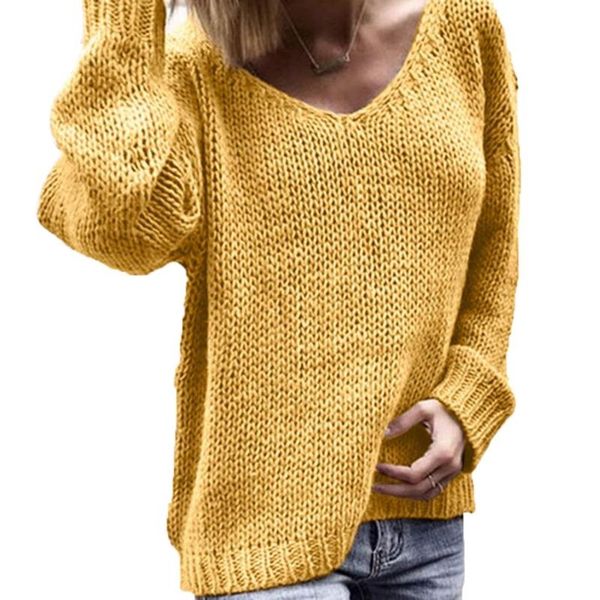 women's sweaters pullovers knitting casual women loose v neck long sleeve sweater solid color knitted jumper vintage fashion, White;black
women's sweaters pullovers knitting casual women loose v neck long sleeve sweater solid color knitted jumper vintage fashion, White;black