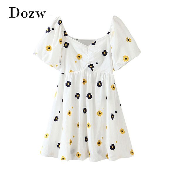 summer floral print sweet cotton mini dress women lantern short sleeve elegant dresses casual a line pleated dress vestidos 210414, Black;gray
summer floral print sweet cotton mini dress women lantern short sleeve elegant dresses casual a line pleated dress vestidos 210414, Black;gray