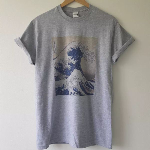 houkusai wave tee, japanese t-shirt, graphic tee, japanese art print, clothing, White;black
houkusai wave tee, japanese t-shirt, graphic tee, japanese art print, clothing, White;black