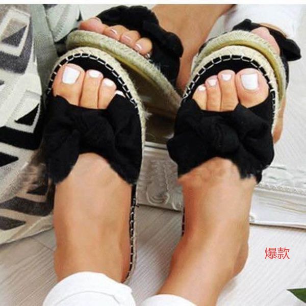 slippers women bowknot 2021 summer casual beach muffin slip on platform ladies sandals dress party peep toe female, Black
slippers women bowknot 2021 summer casual beach muffin slip on platform ladies sandals dress party peep toe female, Black