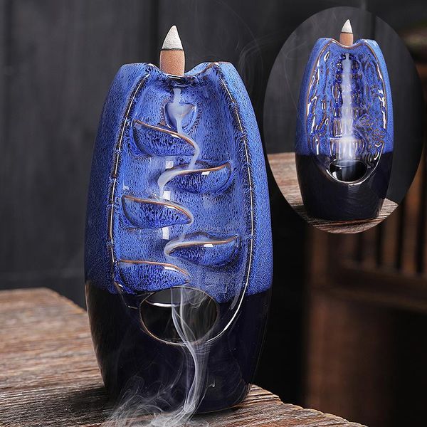 fragrance lamps double-sided backflow incense burner ceramic holder fountain with 20 pcs cones for home decor office
fragrance lamps double-sided backflow incense burner ceramic holder fountain with 20 pcs cones for home decor office