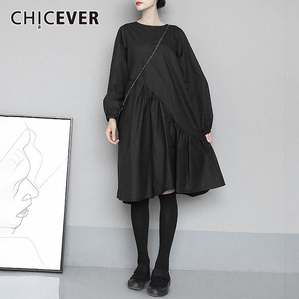 casual dresses chicever ruched dress for women o neck lantern long sleeve patchwork ruffles vintage black female 2021 fashion clothing, Black;gray
casual dresses chicever ruched dress for women o neck lantern long sleeve patchwork ruffles vintage black female 2021 fashion clothing, Black;gray