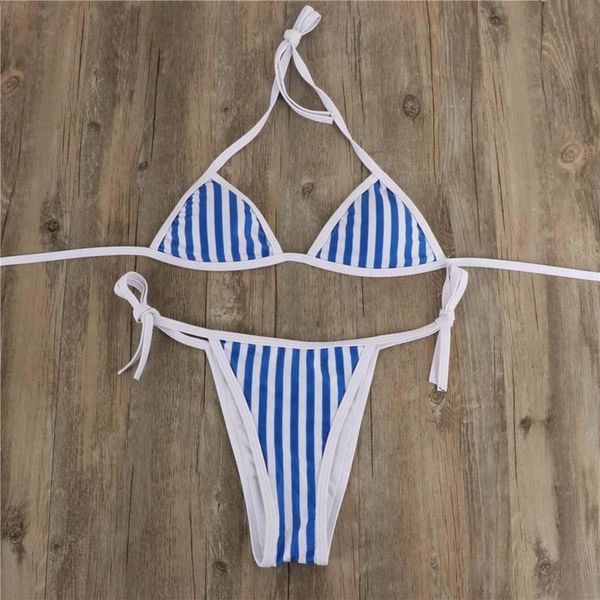 women's swimwear paotang 2021 summer european and american style striped bikini with chest pad strap design two-piece suits, White;black
women's swimwear paotang 2021 summer european and american style striped bikini with chest pad strap design two-piece suits, White;black