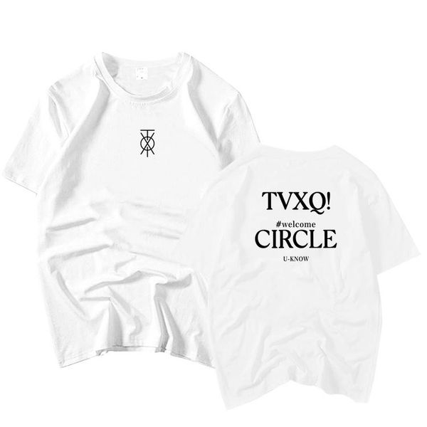 summer style tvxq welcome circle concert same member name printing o neck t shirt kpop u-know max short sleeve t-shirt women's, White
summer style tvxq welcome circle concert same member name printing o neck t shirt kpop u-know max short sleeve t-shirt women's, White