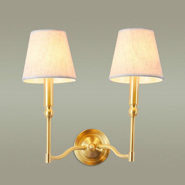 wall lamp simple retro pastoral american copper fabric led e27*1/2 heads for living room bedroom bedside aisle bathroom 1089
wall lamp simple retro pastoral american copper fabric led e27*1/2 heads for living room bedroom bedside aisle bathroom 1089