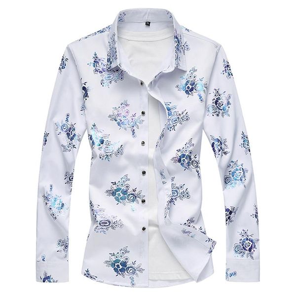 autumn men long sleeve shirt fashion casual flower male elegant comfortable camisa large size s-7xl men's shirts, White;black
autumn men long sleeve shirt fashion casual flower male elegant comfortable camisa large size s-7xl men's shirts, White;black