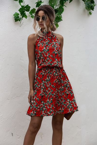 Sexy Halter Beach Dress 2021 Fashion Print Flowers Ladies Boho Dress Women Sleeveless Beach Party Summer Aline Vestidos, Red
Sexy Halter Beach Dress 2021 Fashion Print Flowers Ladies Boho Dress Women Sleeveless Beach Party Summer Aline Vestidos, Red