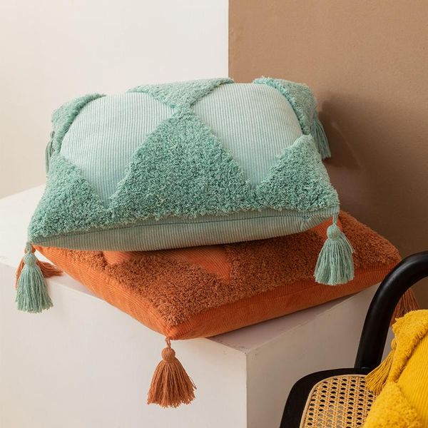 cushion/decorative pillow home decoration cushion cover 45x45cm white yellow green ambor color tufting diamond tassels handmade for sofa bed
cushion/decorative pillow home decoration cushion cover 45x45cm white yellow green ambor color tufting diamond tassels handmade for sofa bed