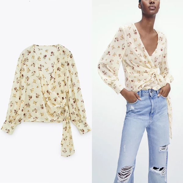 blouses floral print chiffon summer blouse women elegant long sleeve knot female fashion soft fit vintage flower blouses, White
blouses floral print chiffon summer blouse women elegant long sleeve knot female fashion soft fit vintage flower blouses, White