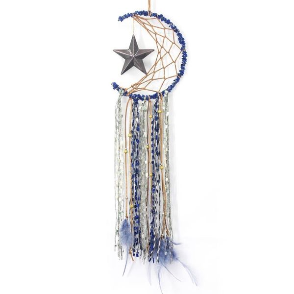 decorative objects & figurines dream catcher handmade moon star design net feather hanging for home kids nursery boys girls teen bedroom dec
decorative objects & figurines dream catcher handmade moon star design net feather hanging for home kids nursery boys girls teen bedroom dec