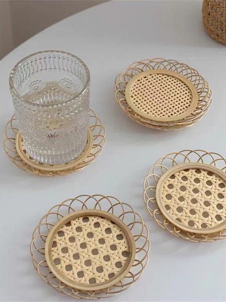 mats & pads bamboo woven lace cup mat heat insulation pot holder round coasters coffee drink tea table placemats mug
mats & pads bamboo woven lace cup mat heat insulation pot holder round coasters coffee drink tea table placemats mug