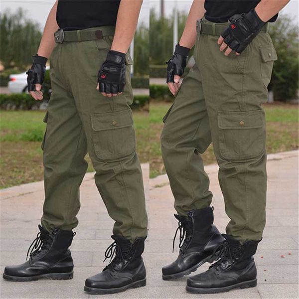 cotton work pants men's wear-resistant loose autumn and winter multi pocket trousers for men, Black
cotton work pants men's wear-resistant loose autumn and winter multi pocket trousers for men, Black
