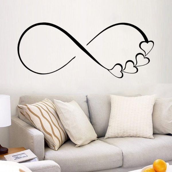 wall stickers decals hearts and infinity symbol love sign family bedroom home decor wedding gift for couples murals dw7396
wall stickers decals hearts and infinity symbol love sign family bedroom home decor wedding gift for couples murals dw7396