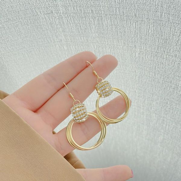 dangle & chandelier fashion crystal planted gold drop earrings unique round statement pendant earring 2021 trendy jewelry gift women, Silver
dangle & chandelier fashion crystal planted gold drop earrings unique round statement pendant earring 2021 trendy jewelry gift women, Silver