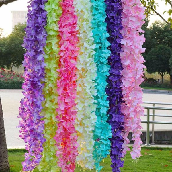 decorative flowers & wreaths artificial wisteria flower vine silk hydrangea rattan diy wedding birthday party decoration wall backdrop
decorative flowers & wreaths artificial wisteria flower vine silk hydrangea rattan diy wedding birthday party decoration wall backdrop