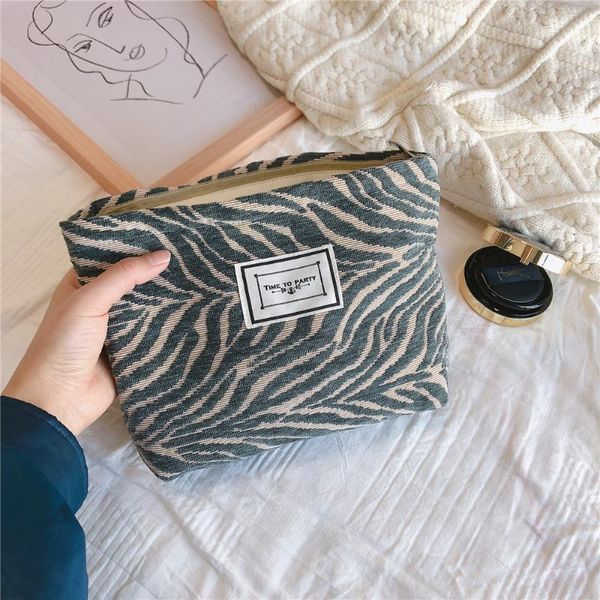 cosmetic bags & cases zebra pattern makeup bag large travel toiletry women retro pouch girl beauty case necesserie make up organizer
cosmetic bags & cases zebra pattern makeup bag large travel toiletry women retro pouch girl beauty case necesserie make up organizer