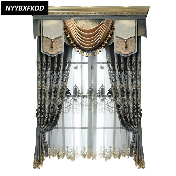 curtain & drapes european style luxury curtains for living room bedroom chenille embroidered window fabric tulle valance decoration
curtain & drapes european style luxury curtains for living room bedroom chenille embroidered window fabric tulle valance decoration