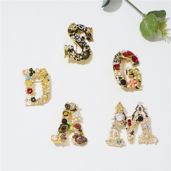 kimter fashion rhinestone alphabet brooches pearl letter buttons brooch personalized crystal pins for clothes christmas decoration k130fa, Gray
kimter fashion rhinestone alphabet brooches pearl letter buttons brooch personalized crystal pins for clothes christmas decoration k130fa, Gray