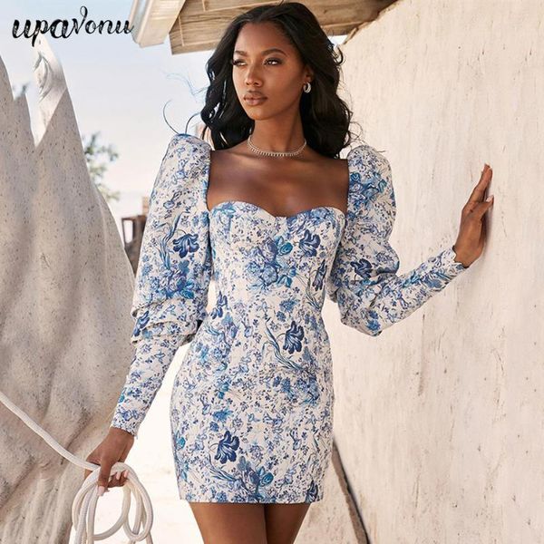 casual dresses 2021 women printed dress square neck bubble long sleeve bodycon club celebrity party vestido, Black;gray
casual dresses 2021 women printed dress square neck bubble long sleeve bodycon club celebrity party vestido, Black;gray