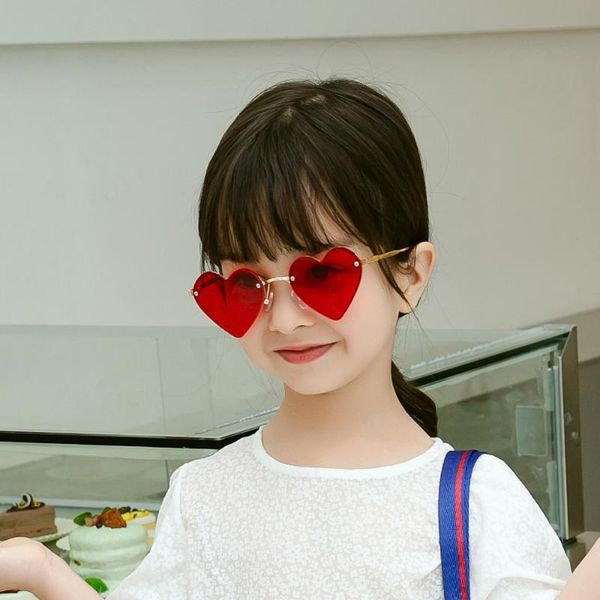 sunglasses fashion heart-shaped children rimless gradient lens kids sun glasses boys girls heart metal eyewear shades for baby, Blue
sunglasses fashion heart-shaped children rimless gradient lens kids sun glasses boys girls heart metal eyewear shades for baby, Blue