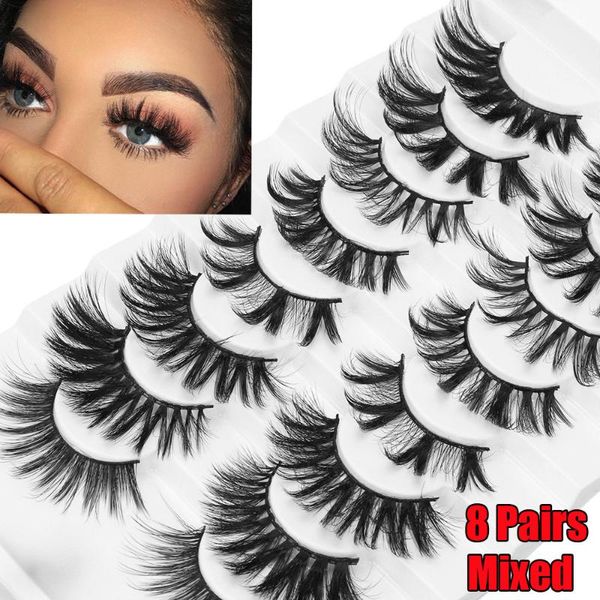 false eyelashes 8 pairs 3d mink mixed styles natural wispies eyelash criss-cross fluffy volume lashes handmade cruelty-free
false eyelashes 8 pairs 3d mink mixed styles natural wispies eyelash criss-cross fluffy volume lashes handmade cruelty-free