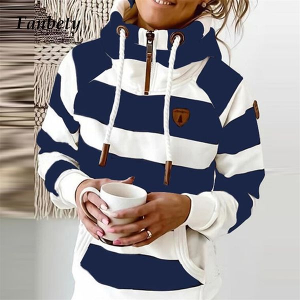 fashion casual stripe sweatshirt hooded women elegant drawstring long sleeves ladies autumn pockets streetwears hoodies 3xl 210927, Black
fashion casual stripe sweatshirt hooded women elegant drawstring long sleeves ladies autumn pockets streetwears hoodies 3xl 210927, Black