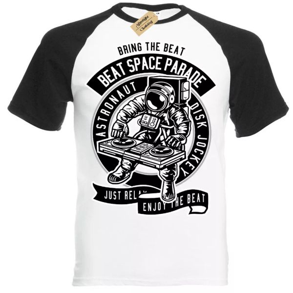 Astronauta Disco Fantino T-Shirt Dj Bring il Beat Manica Corta Baseball, White;black
Astronauta Disco Fantino T-Shirt Dj Bring il Beat Manica Corta Baseball, White;black