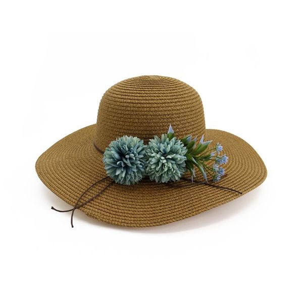 summer fashion flowers big wide brim feminino beach hat sunscreen visor casual women's cap straw hats, Blue;gray
summer fashion flowers big wide brim feminino beach hat sunscreen visor casual women's cap straw hats, Blue;gray