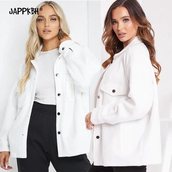 women's jacket 2021 spring casual solid single-breasted wool coat blazers female elegant loose oversized abrigo mujer invierno & blends, Black
women's jacket 2021 spring casual solid single-breasted wool coat blazers female elegant loose oversized abrigo mujer invierno & blends, Black