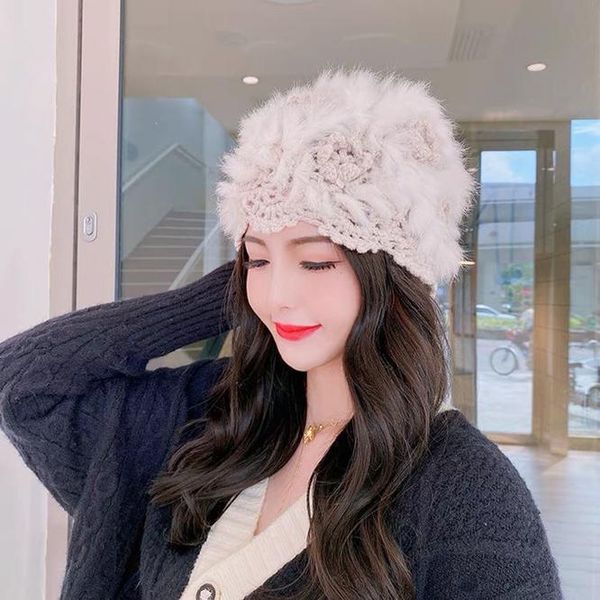 beanies autumn winter hand crocheted hair flower knitted women's hat warm baotou girl fashion casual flowers pink
beanies autumn winter hand crocheted hair flower knitted women's hat warm baotou girl fashion casual flowers pink
