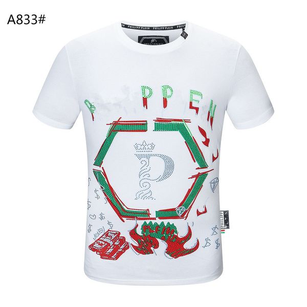 new designer mens pp skull diamond t shirts short sleeve brand spring and summer high o-neck quality skulls tshirt tees phillip plain p830, White;black
new designer mens pp skull diamond t shirts short sleeve brand spring and summer high o-neck quality skulls tshirt tees phillip plain p830, White;black