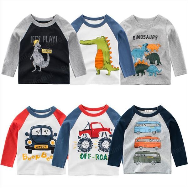 spring autumn kids boys long sleeve t shirts dinosaur print shirt cotton tees children undershirt 2 4 6 8, Blue
spring autumn kids boys long sleeve t shirts dinosaur print shirt cotton tees children undershirt 2 4 6 8, Blue