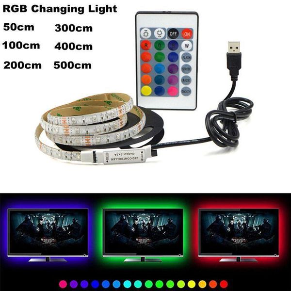 strips usb 5v led waterproof string light lamp flexible rgb changing tape with remote control ribbon
strips usb 5v led waterproof string light lamp flexible rgb changing tape with remote control ribbon