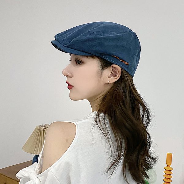 moon beret women's summer thin british net red same bud painter's hat children han banchao, Blue;gray
moon beret women's summer thin british net red same bud painter's hat children han banchao, Blue;gray