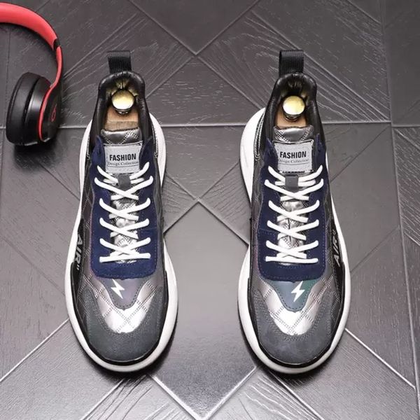 fashion spring autumn lace-up men shoes luxury designers wedding loafers vulcanized rubber pu breathable casual sneakers x163, Black
fashion spring autumn lace-up men shoes luxury designers wedding loafers vulcanized rubber pu breathable casual sneakers x163, Black