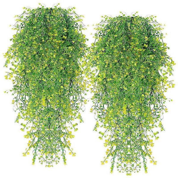 decorative flowers & wreaths hanging plants artificial vines fake ivy plastic greenery for wall home room pack of 2
decorative flowers & wreaths hanging plants artificial vines fake ivy plastic greenery for wall home room pack of 2