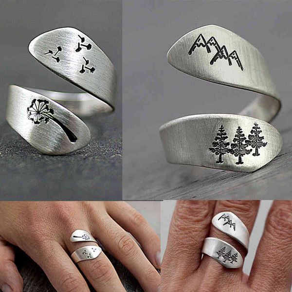 retro silver color irregular open rings fashion simple jewelry dandelion forest couple anniversary for friends
retro silver color irregular open rings fashion simple jewelry dandelion forest couple anniversary for friends