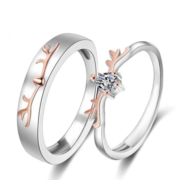 wedding rings caoshi romantic couple cute elk antlers design finger accessories for women/men valentine's day gift, Slivery;golden
wedding rings caoshi romantic couple cute elk antlers design finger accessories for women/men valentine's day gift, Slivery;golden