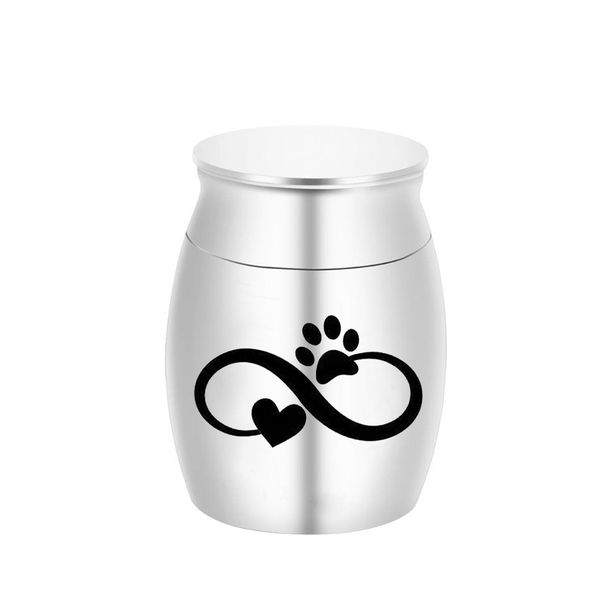 cremation jewelry pendant heart-shaped dog paw print ashes urn mini keepsake cremation urn for pet ashes-you left paw prints on my heart, Silver
cremation jewelry pendant heart-shaped dog paw print ashes urn mini keepsake cremation urn for pet ashes-you left paw prints on my heart, Silver