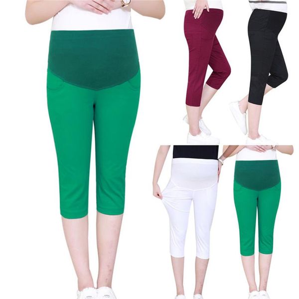 maternity bottoms clothing pregnant women fashion calf-length pants pregnancy casual high waist solid soft cropped, White
maternity bottoms clothing pregnant women fashion calf-length pants pregnancy casual high waist solid soft cropped, White