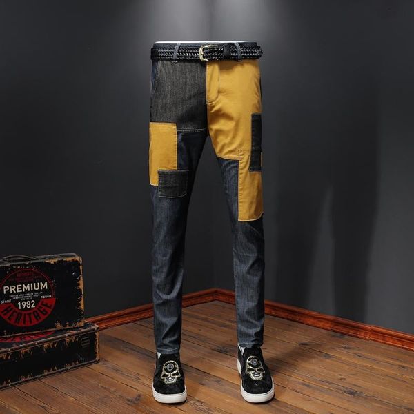spring casual 2021 men joggers pants slim fit color matching splice harem fashion brand pantalon hombre trousers men's, Black
spring casual 2021 men joggers pants slim fit color matching splice harem fashion brand pantalon hombre trousers men's, Black