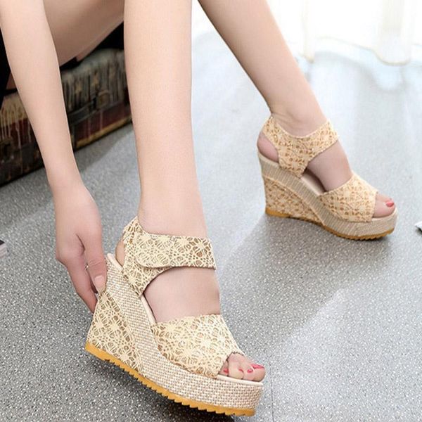 summer women sandals ladies lace hollow gladiator wedges female fashion platform shoes 2021 woman casual comfortbale footwear, Black
summer women sandals ladies lace hollow gladiator wedges female fashion platform shoes 2021 woman casual comfortbale footwear, Black