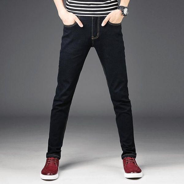 men's jeans black skinny fashion pencil pants denim male solid slim fit cowboy long trousers size 36, Blue
men's jeans black skinny fashion pencil pants denim male solid slim fit cowboy long trousers size 36, Blue