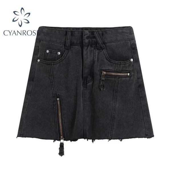 streetwear women's crop skirts high waist zipper spliced design slim wrap female retro a-line fashion buttoms 210515, Black
streetwear women's crop skirts high waist zipper spliced design slim wrap female retro a-line fashion buttoms 210515, Black