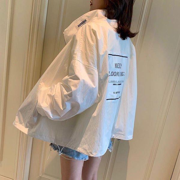 women's jackets women stand collar cool streetwear casual chic sweet coats solid basic thin sun-protection female ulzzang korean outwea, Black;brown
women's jackets women stand collar cool streetwear casual chic sweet coats solid basic thin sun-protection female ulzzang korean outwea, Black;brown